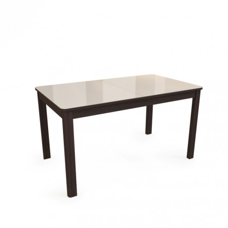 ГРАНД G стол раздвижной Кремовый/Венге